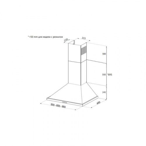 Вытяжки Korting KHC 6750 RSI