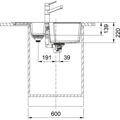 Franke UBG 651-78 бежевый 2