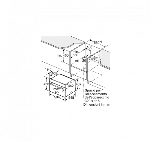 Встраиваемые духовые шкафы Bosch CMG7761B1