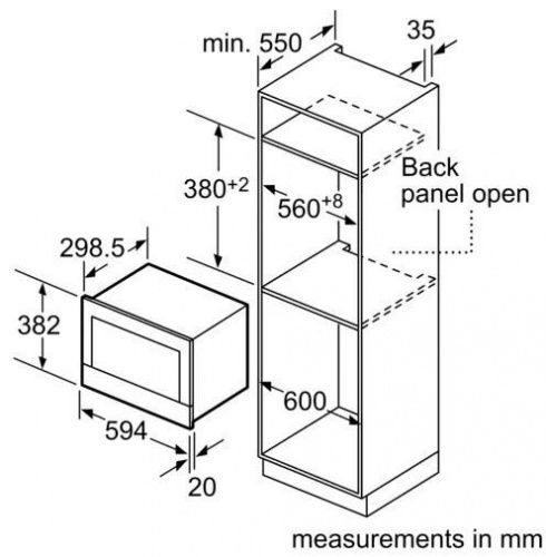 Микроволновые печи Bosch BFR634GS1