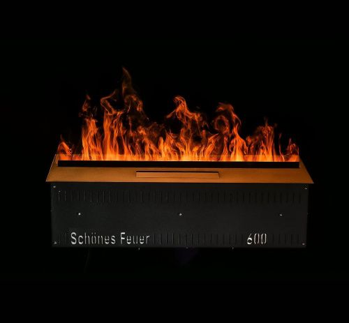 Электрокамины Электрический очаг Schones Feuer 3D FireLine 600 со стальной крышкой