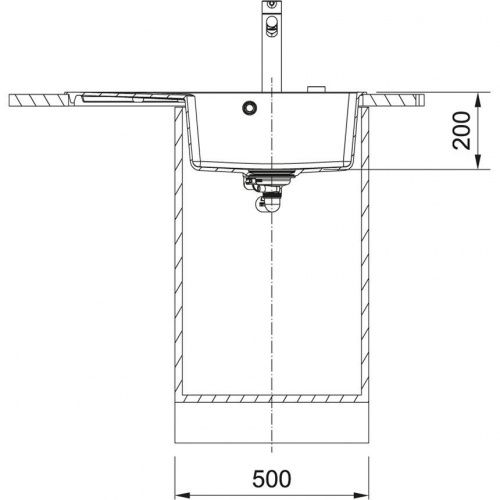 Franke CNG 611/211-78 TL чаша справа оникс 114.0639.724_2