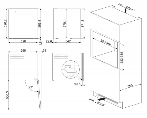 Винные шкафы Smeg CVI629NR3