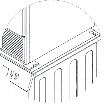 Kuppersbusch 51032 Монтажный комплект антрацит, с выдвижной полкой, для TD 1940.0 AT