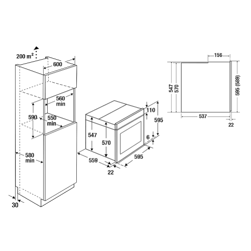 Встраиваемые духовые шкафы Kuppersbusch BD 6340.0 KSM6 MattBlack