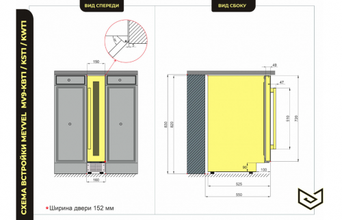 Винные шкафы Meyvel MV9-KST1 