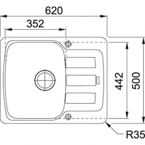 Franke AZG 611-62 серый_1