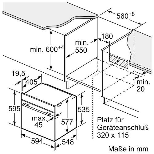 Встраиваемые духовые шкафы Bosch HBG7342B1