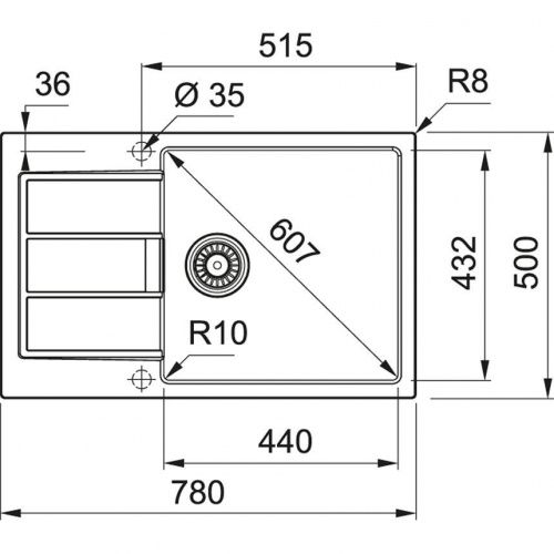 Franke S2D 611-78 XL белый 143.0618.384_1