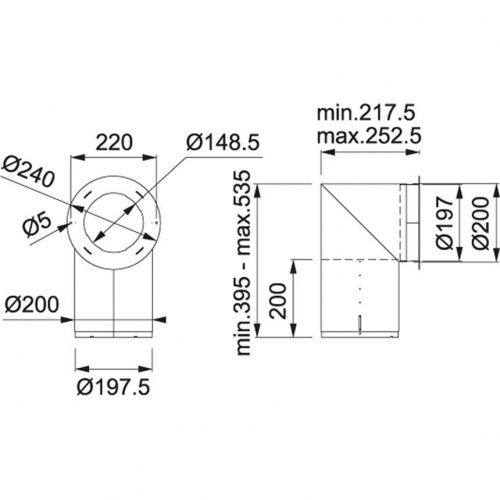 Franke Воздуховод для FSMD, нерж.сталь 112.0549.122_1