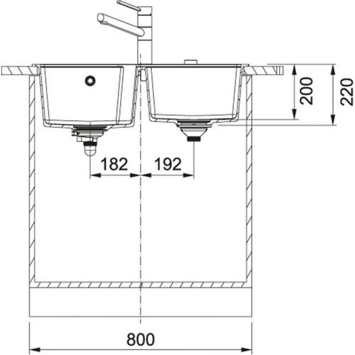 Franke UBG 620-78 бежевый 2