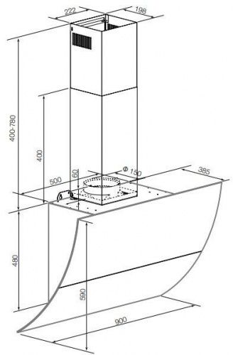 Вытяжки Graude DH 90.3 GE