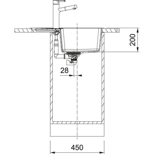 Franke CNG 611/211-62, черный матовый_2