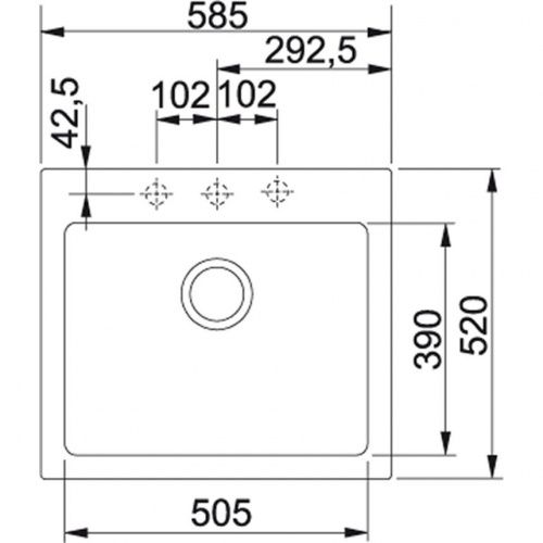 Franke MRG 610-58 оникс 1