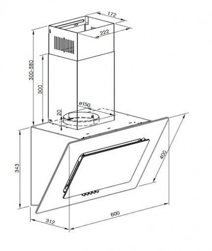 Вытяжки Graude DHE 60.1 C